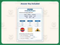 Identify Real Life Shapes Worksheet – 1st Grade Geometry Practice preview 3