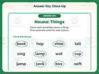 Identifying Nouns Worksheet – 1st Grade Grammar Practice + Answer Key preview 7