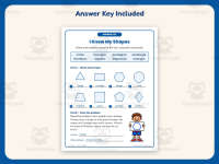Identifying Shapes Worksheet – 2nd Grade Geometry Practice preview 3