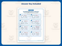 Identifying the Name of Shapes Worksheet – 2nd Grade Geometry Practice preview 3