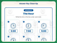 Identifying Times Worksheet – 1st Grade Clocks & Telling Time Practice preview 7