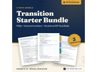 IEP Transition Planning Starter Bundle: Inventory, Goals and FAQs preview