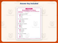 Illustrations in a Story Worksheet – Kindergarten Text Features preview 3