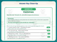 Independent Clauses Comma Worksheet – 4th Grade Punctuation Practice preview 7