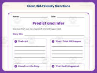 Inference Worksheet: Predict and Infer Graphic Organizer – 3rd Grade preview 4