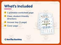 Insect Counting Numbers 6 – 10 Worksheet – Kindergarten Insects preview 5