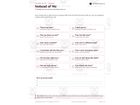 Instead of No: Student Self-Advocacy Workbook preview 2