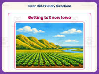 Iowa Worksheet – 3rd Grade States Practice + Answer Key preview 4