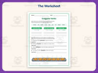 Irregular Verbs Worksheet – 3rd Grade Grammar Practice + Answer Key preview 2