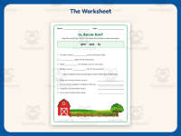 Is Am Are Fill in Blank Worksheet – 2nd Grade Verbs Practice preview 2