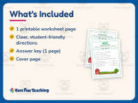 Is Am Are Fill in Blank Worksheet – 2nd Grade Verbs Practice preview 5
