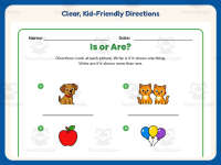 Is Are Pictures Worksheet – 2nd Grade Verbs Practice + Answer Key preview 4