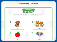 Is Are Pictures Worksheet – 2nd Grade Verbs Practice + Answer Key preview 7