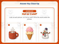 Is it Hot or Cold Worksheet – Kindergarten Measurement Practice preview 7