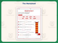 IT Word Family Worksheet – 1st Grade Word Families Practice preview 2