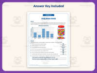 Jelly Bean Data Worksheet – 3rd Grade Animals & Graphing Practice preview 3