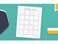 Jigsaw Puzzle Templates – 14 Designs to Color preview