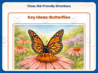 Key Ideas Butterflies Worksheet – 2nd Grade Insects & Life Cycle preview 4