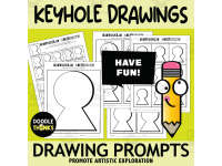 Keyhole Art Drawing Prompts | Encourage Creative Thinking Skills preview