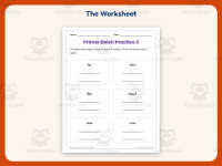 Kindergarten Sight Words H to O Worksheet – Kindergarten Dolch Words preview 2