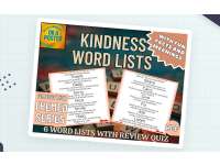 Kindness Word List Posters – 8 Target Words preview