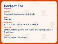 K.MD.3 Common Core Worksheet – Kindergarten Counting & Sorting preview 6