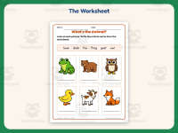 Labeling Animal Names Worksheet – 1st Grade Animals Practice preview 2