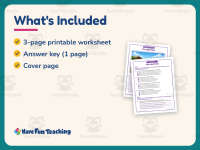 Lake Park Reading Comprehension Worksheet – 4th Grade Community preview 5