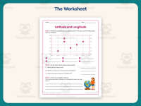 Latitude and Longitude Worksheet – 4th Grade Geography & Maps Practice preview 2