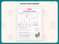 Latitude and Longitude Worksheet – 4th Grade Geography & Maps Practice preview 3