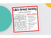 LBJ's Great Society: Graphic Organizer preview