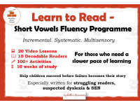 Learn To Read: Short Vowels Fluency Programme preview