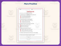 Learning to Ski Reading Comprehension Worksheet – 3rd Grade Practice preview 7