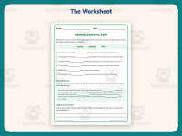 Leave Leaves Left Fill in the Blank Worksheet – 4th Grade Verbs preview 2