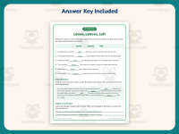 Leave Leaves Left Fill in the Blank Worksheet – 4th Grade Verbs preview 3