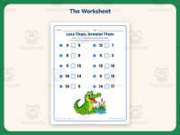 Less Than Greater Than Worksheet – 1st Grade Inequalities Practice preview 2