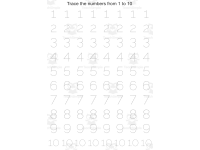 Let’s Trace and Learn Numbers 1 to 10 | Number Tracing Worksheets preview 2