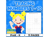 Let’s Trace and Learn Numbers 1 to 10 | Number Tracing Worksheets preview