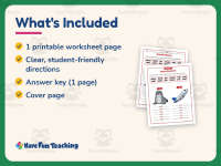 Letter E Word Families Worksheet – 1st Grade Phonics Practice preview 5