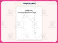 Letter Recognition Worksheet: D’Nealian – PreK-1st Grade Phonics preview 2