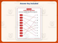 Letter Recognition Worksheet: Zaner Bloser – Kindergarten Phonics preview 3