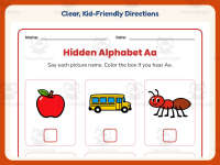 Letter Sounds Worksheets – Kindergarten Alphabet & Beginning Sounds preview 4
