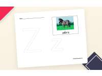 Letter Z Tracing Worksheet preview