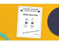 Literacy worksheets: noise pollution preview