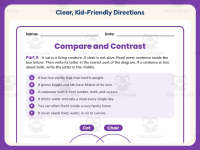 Living and Non-Living Things Compare Worksheet – 3rd Grade Practice preview 4