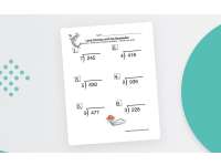 Long Division No Remainder Worksheet preview