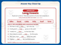 Long Vowels Sentences Worksheet – 2nd Grade Phonics Practice preview 7