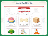 Long Vowels Writing Worksheet – 1st Grade Phonics Practice preview 7