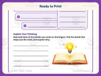 Main Idea Hand Graphic Organizer – 3rd Grade Grammar Practice preview 7