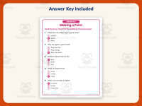 Making a Point with Support Worksheet – Kindergarten Author’s Purpose preview 3